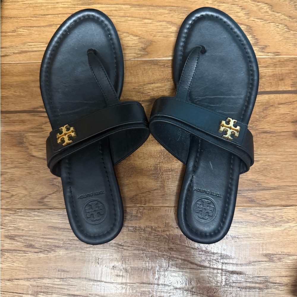 Tory Burch Black Slide Sandals